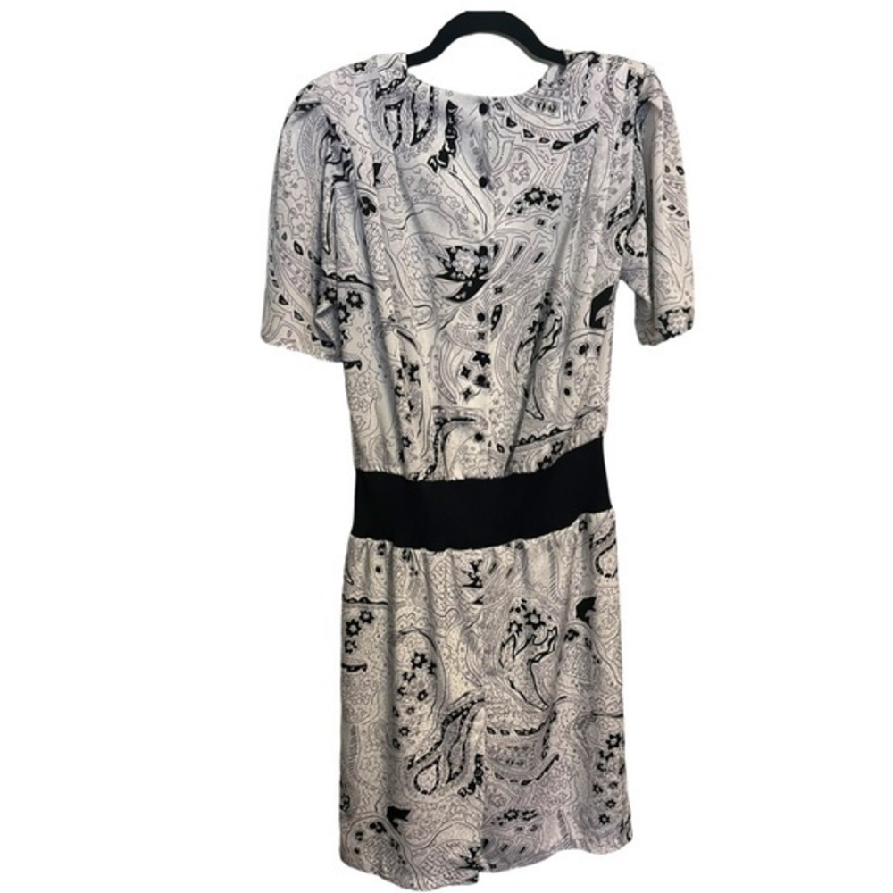 80s Vintage Paisley Dress